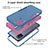 Custodia Silicone e Plastica Opaca Cover Fronte e Retro 360 Gradi MQ1 per Samsung Galaxy A03s