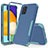 Custodia Silicone e Plastica Opaca Cover Fronte e Retro 360 Gradi MQ1 per Samsung Galaxy A52s 5G Multicolore