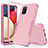 Custodia Silicone e Plastica Opaca Cover Fronte e Retro 360 Gradi MQ1 per Samsung Galaxy M02s