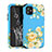 Custodia Silicone e Plastica Opaca Cover Fronte e Retro 360 Gradi per Apple iPhone 11 Blu