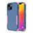 Custodia Silicone e Plastica Opaca Cover Fronte e Retro 360 Gradi per Apple iPhone 14