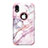 Custodia Silicone e Plastica Opaca Cover Fronte e Retro 360 Gradi per Apple iPhone XR Oro Rosa