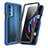 Custodia Silicone e Plastica Opaca Cover Fronte e Retro 360 Gradi per Motorola Moto Edge 20 Pro 5G