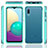 Custodia Silicone e Plastica Opaca Cover Fronte e Retro 360 Gradi per Samsung Galaxy A02