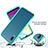 Custodia Silicone e Plastica Opaca Cover Fronte e Retro 360 Gradi per Samsung Galaxy A02