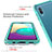 Custodia Silicone e Plastica Opaca Cover Fronte e Retro 360 Gradi per Samsung Galaxy M02