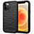 Custodia Silicone e Plastica Opaca Cover Fronte e Retro 360 Gradi R01 per Apple iPhone 12 Pro Max