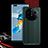 Custodia Silicone e Plastica Opaca Cover Fronte e Retro 360 Gradi R01 per Huawei Mate 40 Pro+ Plus Verde Notte