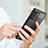 Custodia Silicone e Plastica Opaca Cover Fronte e Retro 360 Gradi R01 per Samsung Galaxy Note 20 5G Nero