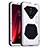 Custodia Silicone e Plastica Opaca Cover Fronte e Retro 360 Gradi R01 per Xiaomi Redmi K20 Pro Bianco