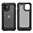 Custodia Silicone e Plastica Opaca Cover Fronte e Retro 360 Gradi R02 per Apple iPhone 12