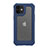 Custodia Silicone e Plastica Opaca Cover Fronte e Retro 360 Gradi R02 per Apple iPhone 12 Mini