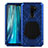 Custodia Silicone e Plastica Opaca Cover Fronte e Retro 360 Gradi R02 per Xiaomi Redmi Note 8 Pro Blu