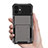 Custodia Silicone e Plastica Opaca Cover Fronte e Retro 360 Gradi R03 per Apple iPhone 12