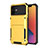 Custodia Silicone e Plastica Opaca Cover Fronte e Retro 360 Gradi R03 per Apple iPhone 12 Giallo