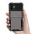 Custodia Silicone e Plastica Opaca Cover Fronte e Retro 360 Gradi R03 per Apple iPhone 12 Mini