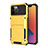 Custodia Silicone e Plastica Opaca Cover Fronte e Retro 360 Gradi R03 per Apple iPhone 12 Pro Max Giallo