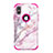 Custodia Silicone e Plastica Opaca Cover Fronte e Retro 360 Gradi U01 per Apple iPhone Xs Rosa Caldo
