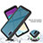 Custodia Silicone e Plastica Opaca Cover Fronte e Retro 360 Gradi U01 per Samsung Galaxy M02