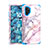 Custodia Silicone e Plastica Opaca Cover Fronte e Retro 360 Gradi U01 per Samsung Galaxy Note 10 Plus