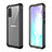 Custodia Silicone e Plastica Opaca Cover Fronte e Retro 360 Gradi U01 per Samsung Galaxy S20 5G Nero