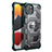 Custodia Silicone e Plastica Opaca Cover Fronte e Retro 360 Gradi U02 per Apple iPhone 13 Mini Verde