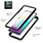 Custodia Silicone e Plastica Opaca Cover Fronte e Retro 360 Gradi U02 per Samsung Galaxy M02