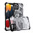 Custodia Silicone e Plastica Opaca Cover Fronte e Retro 360 Gradi U03 per Apple iPhone 13 Mini