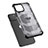 Custodia Silicone e Plastica Opaca Cover Fronte e Retro 360 Gradi U03 per Apple iPhone 13 Mini