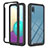 Custodia Silicone e Plastica Opaca Cover Fronte e Retro 360 Gradi U03 per Samsung Galaxy M02