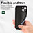 Custodia Silicone e Plastica Opaca Cover Fronte e Retro 360 Gradi U04 per Apple iPhone 14