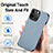 Custodia Silicone e Plastica Opaca Cover Fronte e Retro 360 Gradi U04 per Apple iPhone 14 Pro