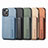 Custodia Silicone e Plastica Opaca Cover Fronte e Retro 360 Gradi U05 per Apple iPhone 13 Mini