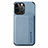 Custodia Silicone e Plastica Opaca Cover Fronte e Retro 360 Gradi U05 per Apple iPhone 13 Pro