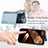 Custodia Silicone e Plastica Opaca Cover Fronte e Retro 360 Gradi U05 per Apple iPhone 14 Pro