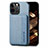 Custodia Silicone e Plastica Opaca Cover Fronte e Retro 360 Gradi U05 per Apple iPhone 14 Pro