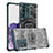 Custodia Silicone e Plastica Opaca Cover Fronte e Retro 360 Gradi WL1 per Samsung Galaxy S20 Ultra