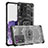 Custodia Silicone e Plastica Opaca Cover Fronte e Retro 360 Gradi WL1 per Samsung Galaxy S20 Ultra 5G Nero
