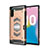 Custodia Silicone e Plastica Opaca Cover Magnetico per Samsung Galaxy Note 10 Oro