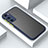 Custodia Silicone e Plastica Opaca Cover N02 per Huawei P40 Blu