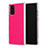 Custodia Silicone e Plastica Opaca Cover N02 per Samsung Galaxy Note 20 5G Rosa Caldo