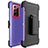 Custodia Silicone e Plastica Opaca Cover N04 per Samsung Galaxy Note 20 Ultra 5G Viola