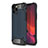 Custodia Silicone e Plastica Opaca Cover per Apple iPhone 12 Max Blu
