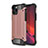 Custodia Silicone e Plastica Opaca Cover per Apple iPhone 12 Max Oro Rosa