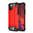 Custodia Silicone e Plastica Opaca Cover per Apple iPhone 12 Pro Rosso