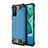 Custodia Silicone e Plastica Opaca Cover per Huawei Honor 30S Cielo Blu