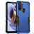 Custodia Silicone e Plastica Opaca Cover per Motorola Moto G31 Blu