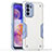 Custodia Silicone e Plastica Opaca Cover per Motorola MOTO G52 Bianco