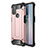 Custodia Silicone e Plastica Opaca Cover per OnePlus Nord N10 5G Oro Rosa