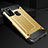 Custodia Silicone e Plastica Opaca Cover per Samsung Galaxy A21s Oro